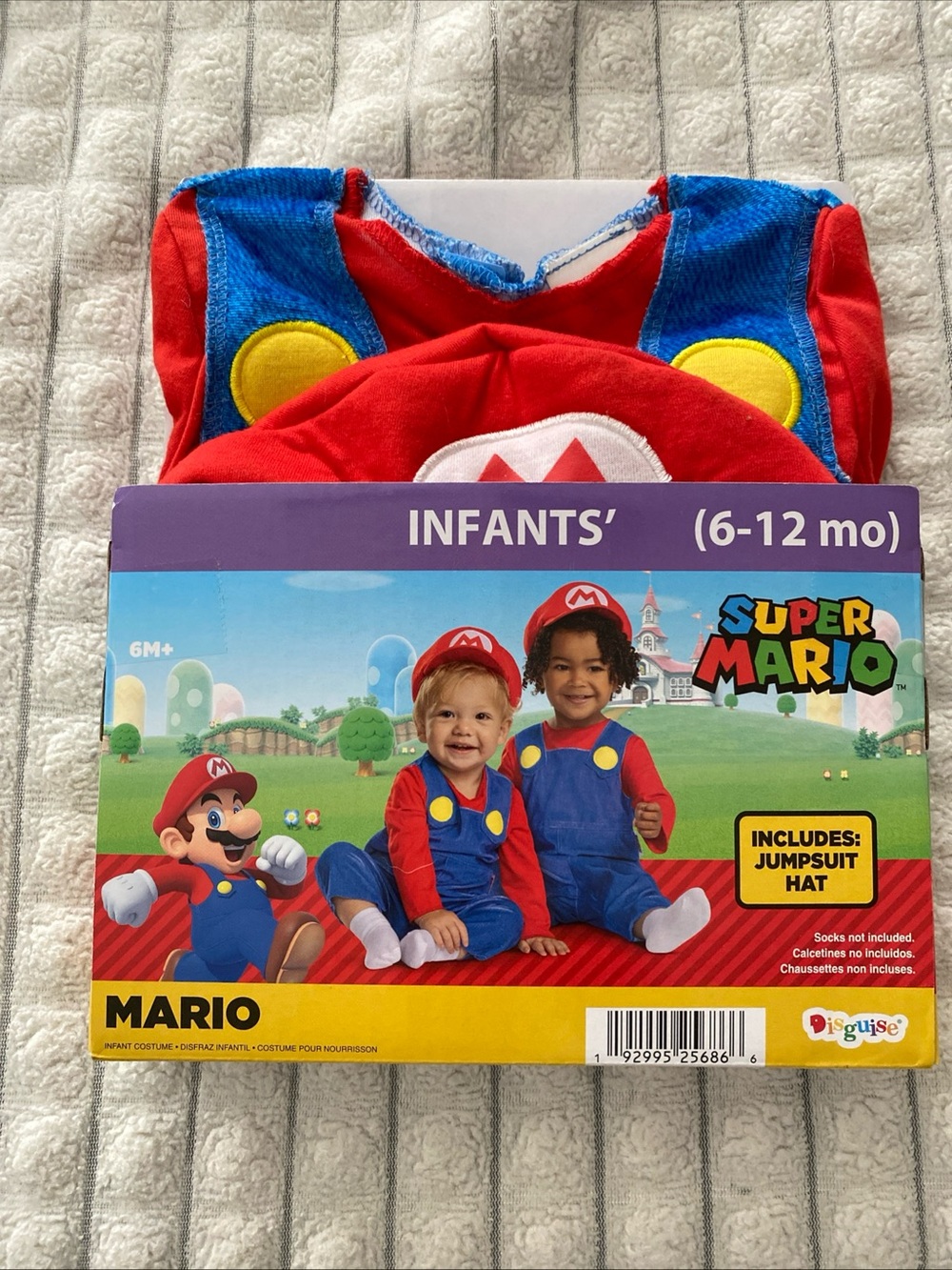 Disguise Super Mario Infant Costume - Red, Blue, Yellow